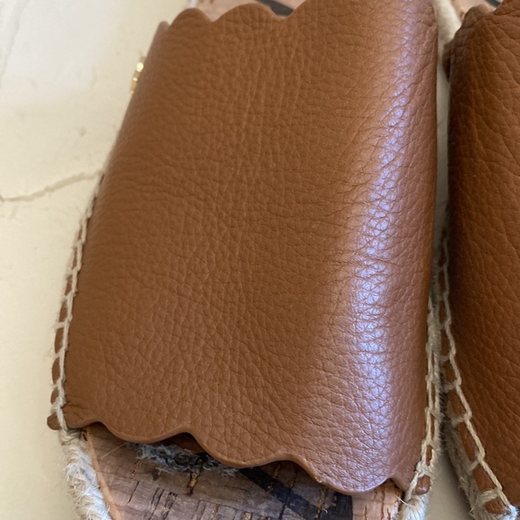 Sam Edelman Leather Espadrille Slide Sandals - Picture 7 of 11